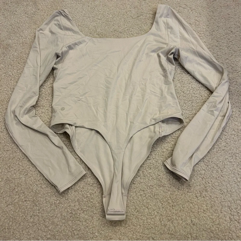 lululemon Wundermost Ultra-Soft Nulu Square-Neck Long-Sleeve Bodysuit